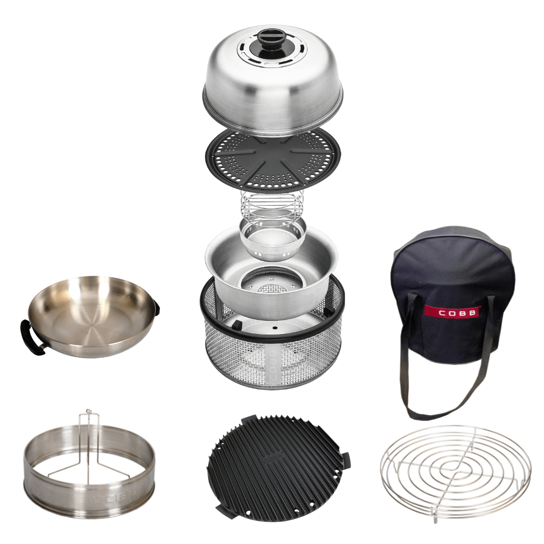 The portable/picnic grill COBB Kitchen in a BOX (Premier AIR),  Ø 33cm